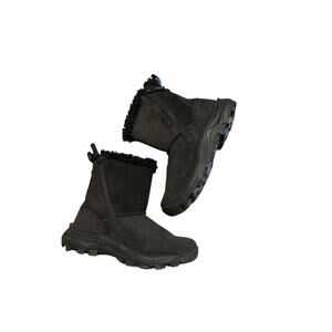 *NEW* Merrell Women's 6 Icepack 2 Zip Polar Insulated Faux Fur Winter Boot Black